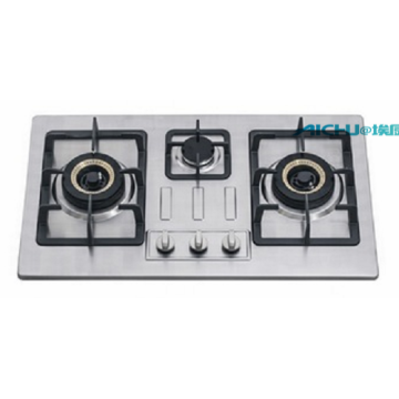 3 Burners Stainless Steel Top Gas Stove